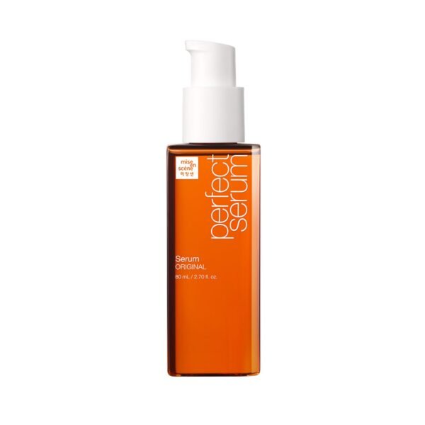Mise En Scene Perfect Serum Original - Heat Protectant Hair Oil for Frizzy & Dry | Argan Oil | Visibly Smooths & Softens | Add Shine All Hair Types | Damage Repair | Fruity Floral Scent, 2.7 Fl Oz.