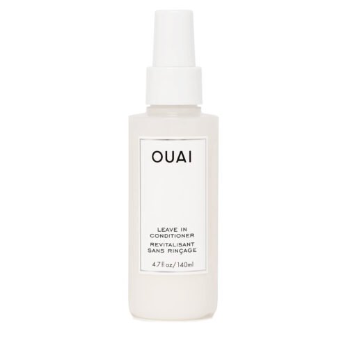 OUAI Leave In Conditioner & Heat Protectant for Hair - Prep Hair for Styling or Use as Detangling Spray to Fight Frizz & Flyaways - No Parabens, Sulfates or Phthalates (4.7 oz)