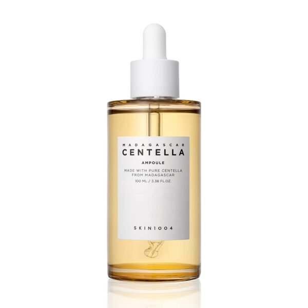 SKIN1004 Madagascar Centella Ampoule 3.38 fl.oz, 100ml, Korean Face Serum with Centella Asiatica, Hydrating and Moisturizing Care, Soothing Facial Serum for Skin Balance and Glow, Korean Skin Care