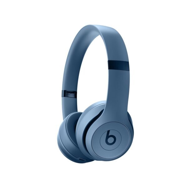 Solo 4 - Wireless Bluetooth On-Ear Headphones, Apple & Android Compatible, Up to 50 Hours of Battery Life - Slate Blue
