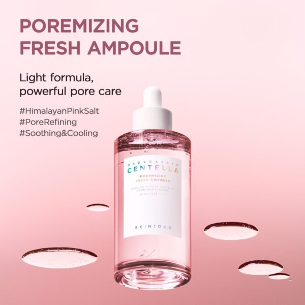 SKIN1004 Madagascar Centella Poremizing Fresh Ampoule 3.38 fl. oz(100ml) | Soothing Hydration | Oily Combination Skin