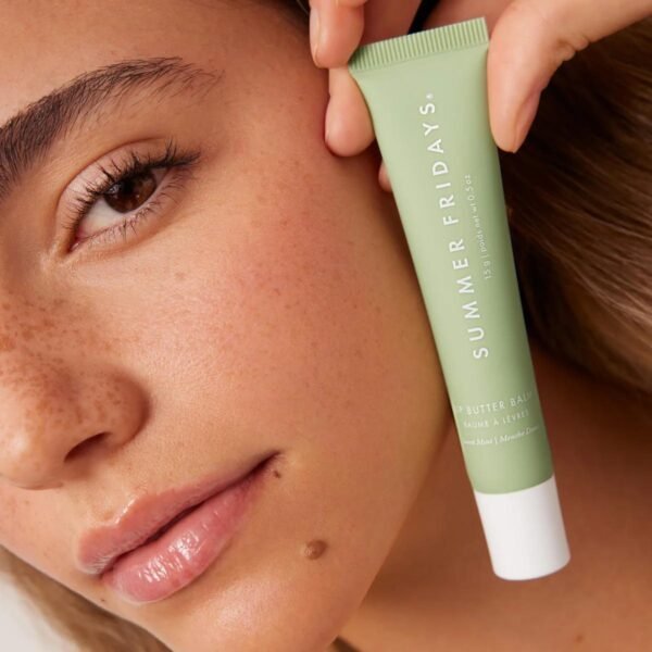 Summer Fridays Tinted Lip Butter Balm - Conditioning Vegan Lip Balm for Instant Moisture, Shine & Hydration - Sweet Mint