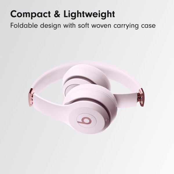 Wireless Bluetooth On-Ear Headphones, Apple & Android Compatible, Up to 50 Hours of Battery Life - Cloud Pink