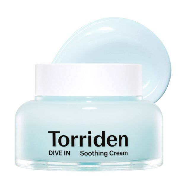 Torriden DIVE IN Hyaluronic Acid Soothing Cream 100ml (3.38 fl. oz) | Revitalizing Facial Moisturizer for Sensitive and Dry Skin