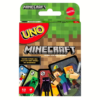 112pcs UNO Minecraft Edition Cards - Fun Multiplayer Card Game with Exclusive Minecraft Artwork, Creeper & Zombie Designs, Perfect for Social Gatherings, Parties & Events, Card Game Accessories, Party Game Cards, Vibrant Card Art, Durable Card Material