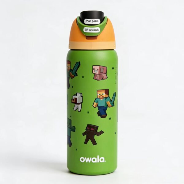 OWALAFreeSip NEW Original 32OZ Insulated Stainless Steel Water Bottle With Straw Sports Water Bottle