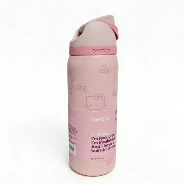 OWALAFreeSip NEW Original 32OZ Insulated Stainless Steel Water Bottle With Straw Sports Water Bottle