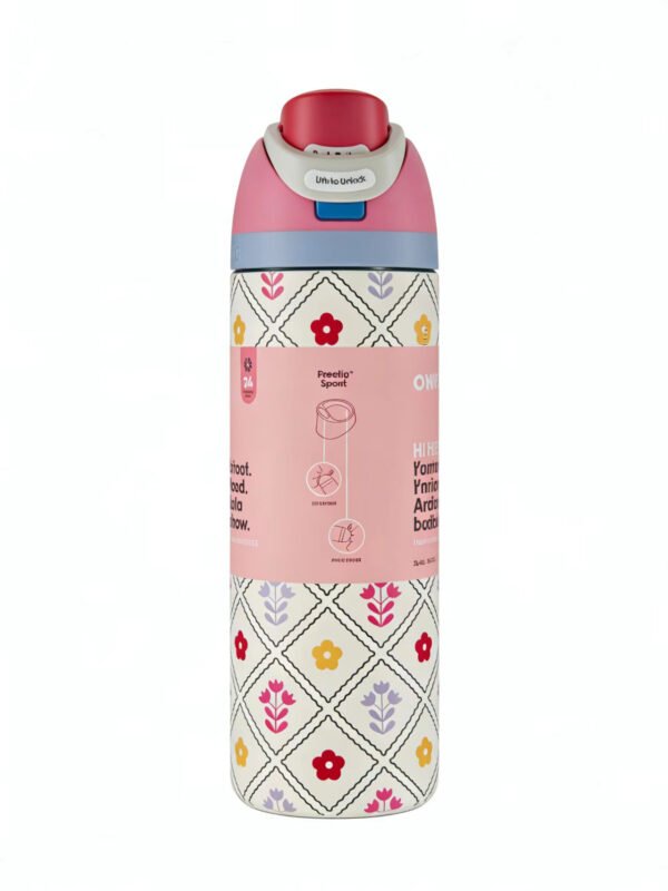 OWALAFreeSip NEW Original 32OZ Insulated Stainless Steel Water Bottle With Straw Sports Water Bottle