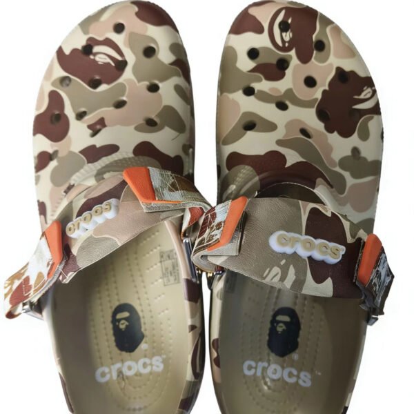 Crocs Garden Clogs for Women and Men - Slip On Work Shoes with Arch Support, Quick-Dry Water Shoes & Comfortable Casual Sandals | Size: Women's 8 / Men's 6 | Color: Camouflage