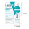 CeraVe Resurfacing Retinol Serum For Post Acne Marks, Formulated With Licorice Root Extract & Niacinamide, Brightening Serum & Pore Minimizer For Face, Post Acne Skin Barrier Repair, Non-Comedogenic