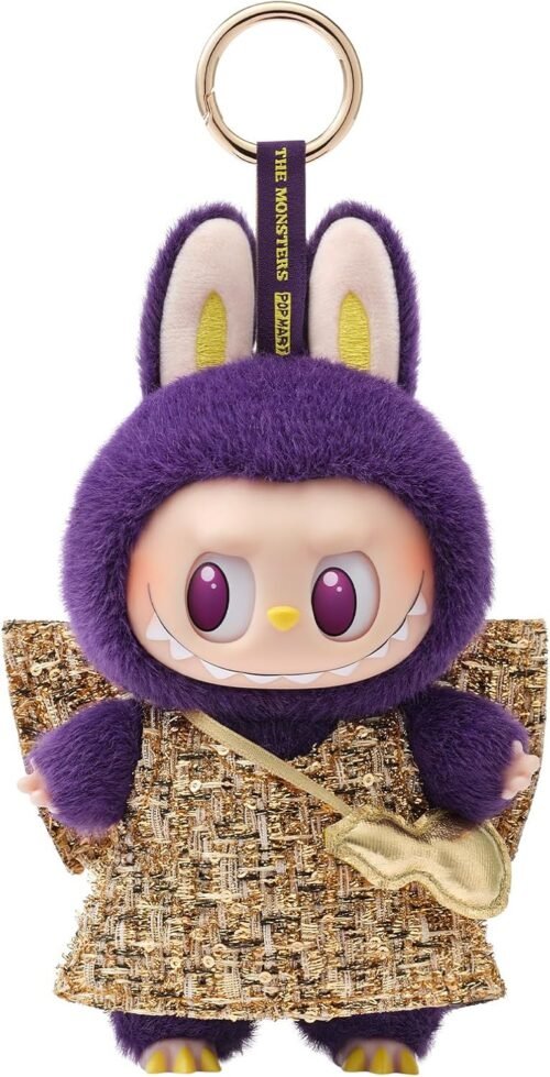 POP MART LABUBU × Pronounce - Wings of Fortune Vinyl Plush Hanging Card,Toys for Modern Home Decor, Collectible Toy Set for Desk Accessories