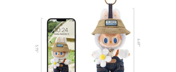 POP MART The Monsters Fall in Wild Series-Vinyl Plush Doll Pendant Action Figure, 6.69 inches Height, Toys for Modern Home Decor, Collectible Toy Set for Desk Accessories, 1PC