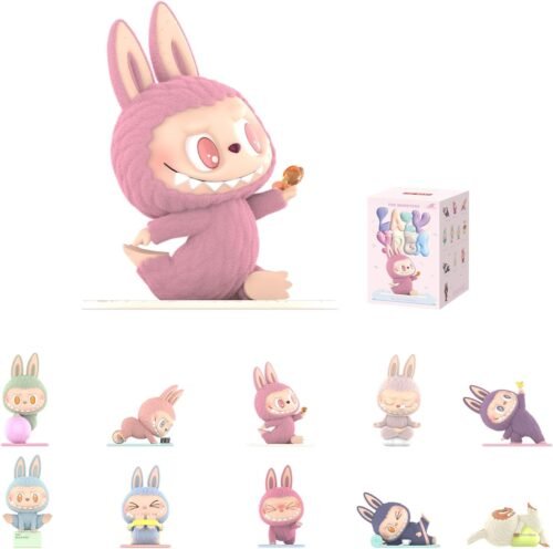 POP MART The Monsters Lazy Yoga Series Figures, The Monsters Blind Box Figures, Random Design Action Figures Collectible Toys Home Decorations, Holiday Birthday Gifts for Boys and Girls, Single Box