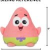 TeeTurtle Reversible Spongebob Squarepants Patrick Star 6-Inch Two-Sided Flip Plush Toy with Embroidered Details - Cute Mini Collectible Plush for Kids, Teens, and Adults