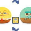 TeeTurtle Reversible Spongebob Squarepants Squidward + Spongebob 6-Inch Two-Sided Flip Plush Toy with Embroidered Details - Cute Mini Collectible Plush for Kids, Teens, and Adults Visit the TeeTurtle Store