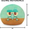 TeeTurtle Reversible Spongebob Squarepants Squidward + Spongebob 6-Inch Two-Sided Flip Plush Toy with Embroidered Details - Cute Mini Collectible Plush for Kids, Teens, and Adults Visit the TeeTurtle Store