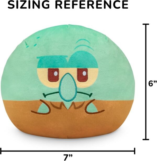 TeeTurtle Reversible Spongebob Squarepants Squidward + Spongebob 6-Inch Two-Sided Flip Plush Toy with Embroidered Details - Cute Mini Collectible Plush for Kids, Teens, and Adults Visit the TeeTurtle Store