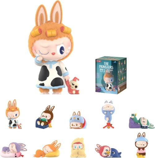 POP MART The Monsters 1:00 A.M. Series Blind Box Figures, Collectible Toys Home Decorations, Holiday Birthday Gifts for Girls and Boys, Single Box